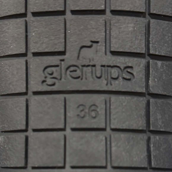 Glerups Women's Black charcoal Wool Shoe / Slippers size 36 - Picture 4 of 6